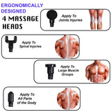 Massage Gun Deep Percussion Massager Muscle Vibration Relaxing Therapy Tissue