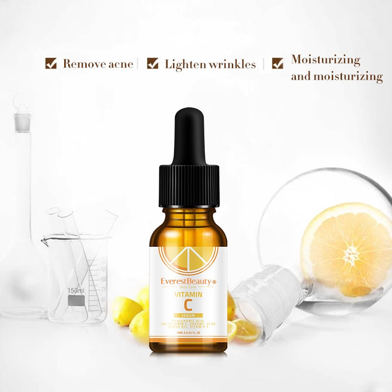 Vitamin C serum with Hyaluronic Acid Suitable for Anit Ageing/Wrinke Face Care 10ml