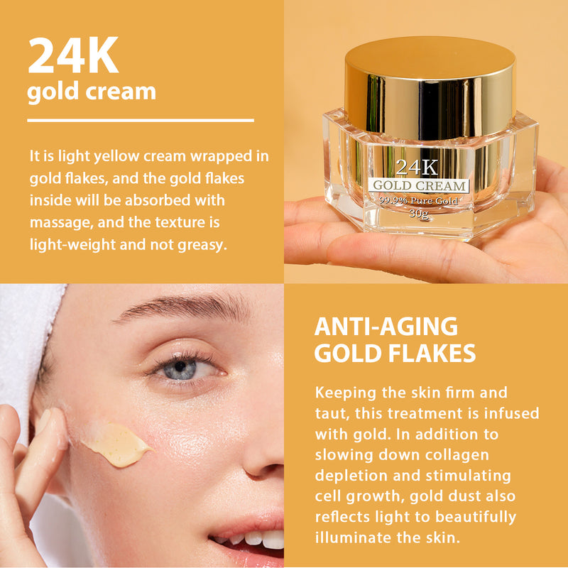24K GOLD WRINKLE REPAIR ANTI AGING TIGHTENS AND INCREASE SKIN ELASTICITY