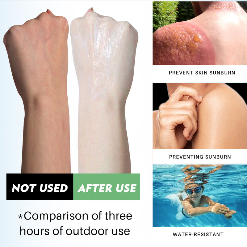 SPF 50+++ Sunscreen Moisturizing Physical Cream, Hyaluronic Acid