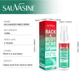 Body Acne Spray Back Acne Treatment 100ml 2% Salicylic Acid Clear Spots