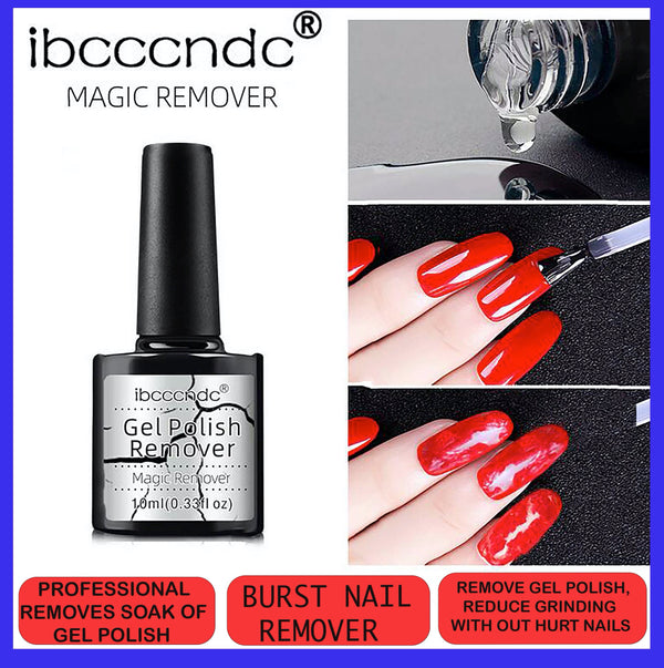 Gel Polish Burst Magic Soak Off Remover Nail Cleaner Gel Nail Manicure