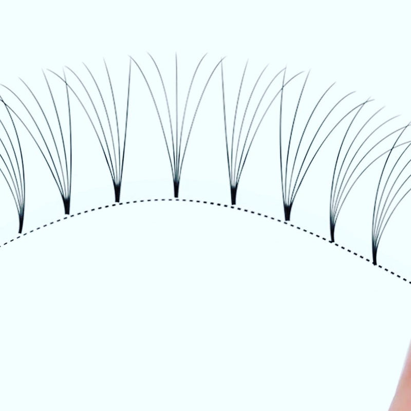 PRE MADE Russian Volume Fan Lashes 6D 7D 8D 10D Mink Eyelash Extensions