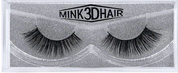 3D 100% Mink Natural Thick Fake Eyelashes handmade Lashes Makeup Extension D22