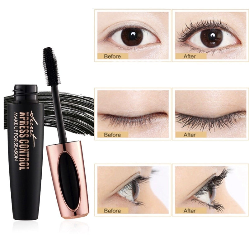4D Silk Fibre Mascara Eyelash Waterproof Extension Volume Long Lasting Make Up
