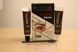 HENNA EYEBROW EYELASH TINT Professional Brow Dye Cream Black Brown Coffee 2x10ml