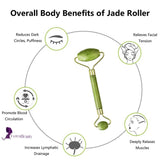 Jade Face Massage Roller Beauty Tool Facial Eye Neck Body Anti Ageing Therapy