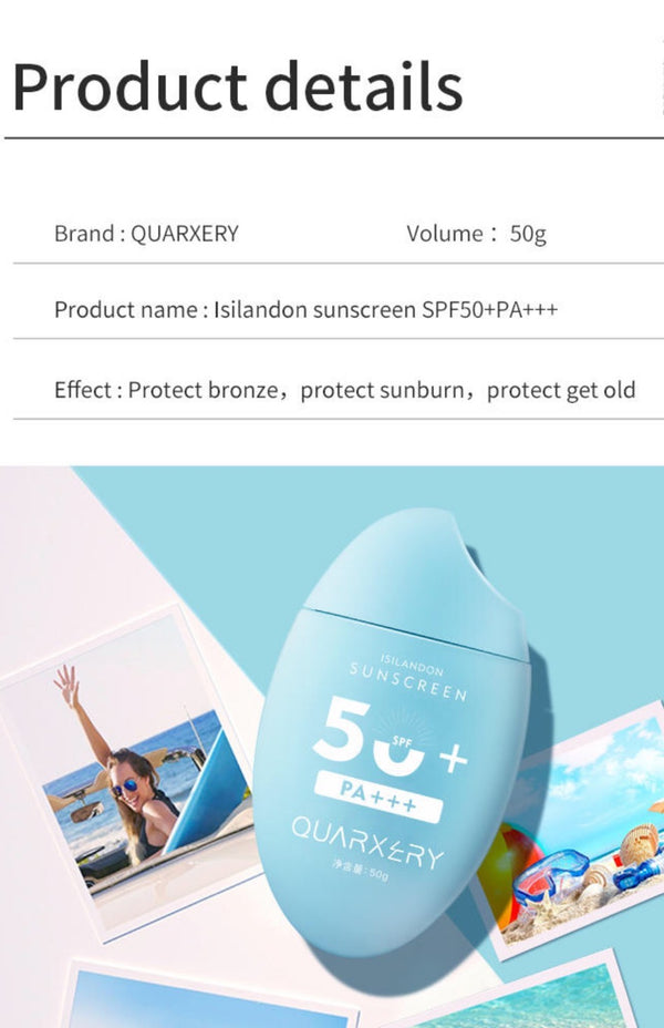 Suns Face Cream SPF50+ PA+++, feel like moisturiser, Physical,UK Seller