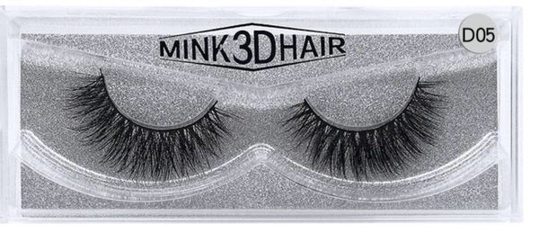 3D 100% Mink Natural Thick Fake Eyelashes handmade Lashes Makeup D05
