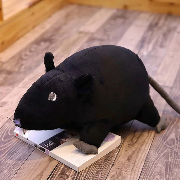 Gosig Ratta Black Rat Soft Toy Plush Cuddly Teddy Stoftier Peluche Stuffed Black