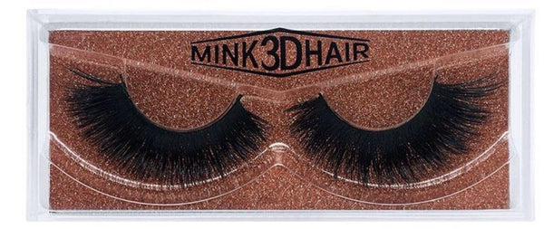 3D 100% Mink Natural Thick Fake Eyelashes handmade Lashes Makeup Extension D23