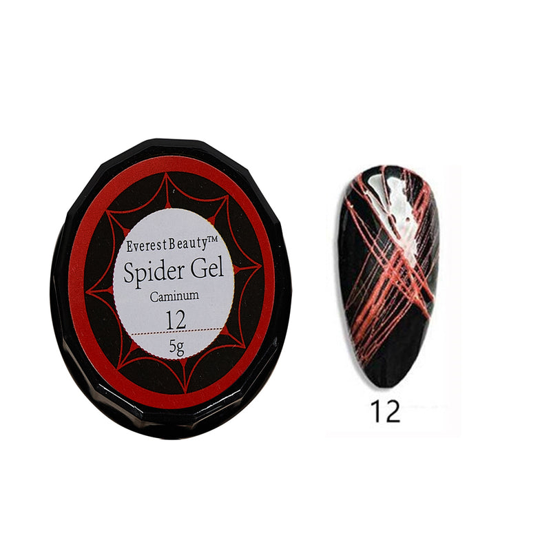 5ml Spider UV Gel Polish Nail Art Pull Line Gel Thick Elastic Paint -12