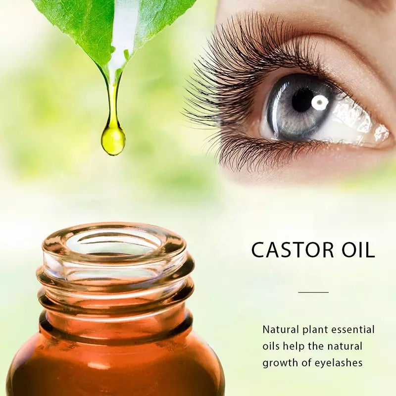 Eyelash Growth Essential Oil Nourish Hair Essential Oil Natural Castor Oil Calm Prevent Skin Aging Organic Essential Oil
