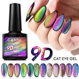 Galaxy 9D Magnetic Cat Eye Nail UV Gel Polish Soak off Chameleon Gel Polish 9D-09