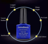 Professional UV LED Nail Gel Polish Soak off Varnish Base Top Color Coat 8ml