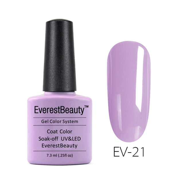 Professional UV LED Nail Gel Polish Soak off Varnish Base Top Color Coat 8ml