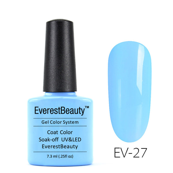 Professional UV LED Nail Gel Polish Soak off Varnish Base Top Color Coat 8ml