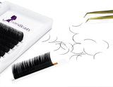 Russian Volume Auto Flourishing Lashes  0.10 Mink Eyelash Extensions CURL DD